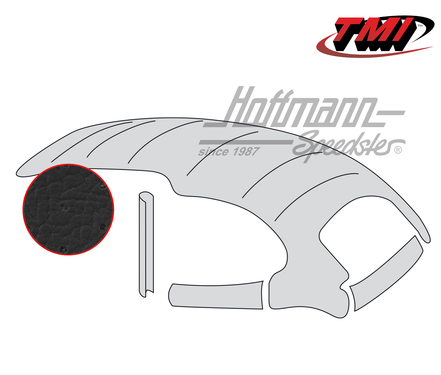 Himmel, universal, perforiert, schwarz, 8.67- | 20-1103-45 | 055-7140