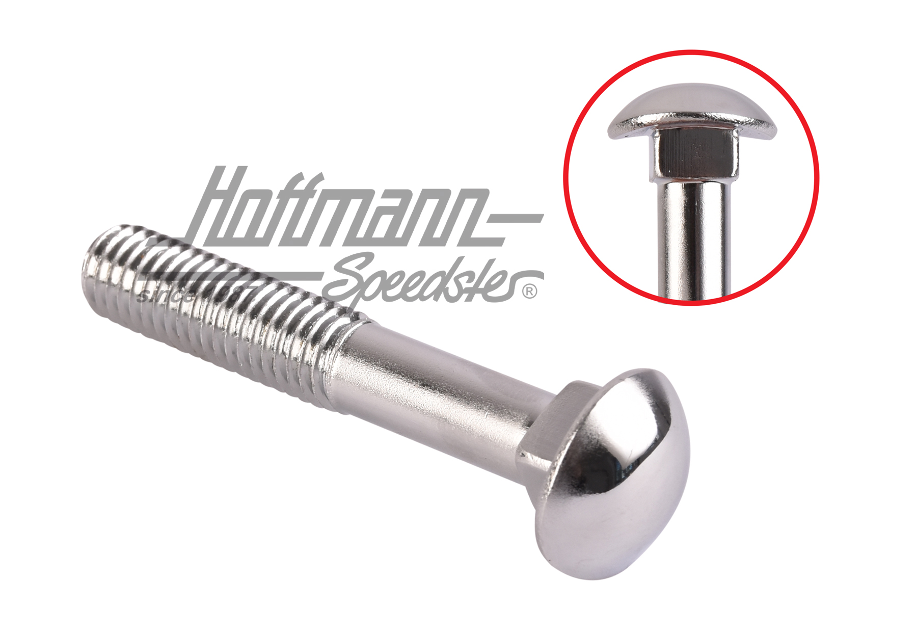 Stoßstangen-Zierschraube, Chrom, M8x55 | 311 707 141 C | 069-9291