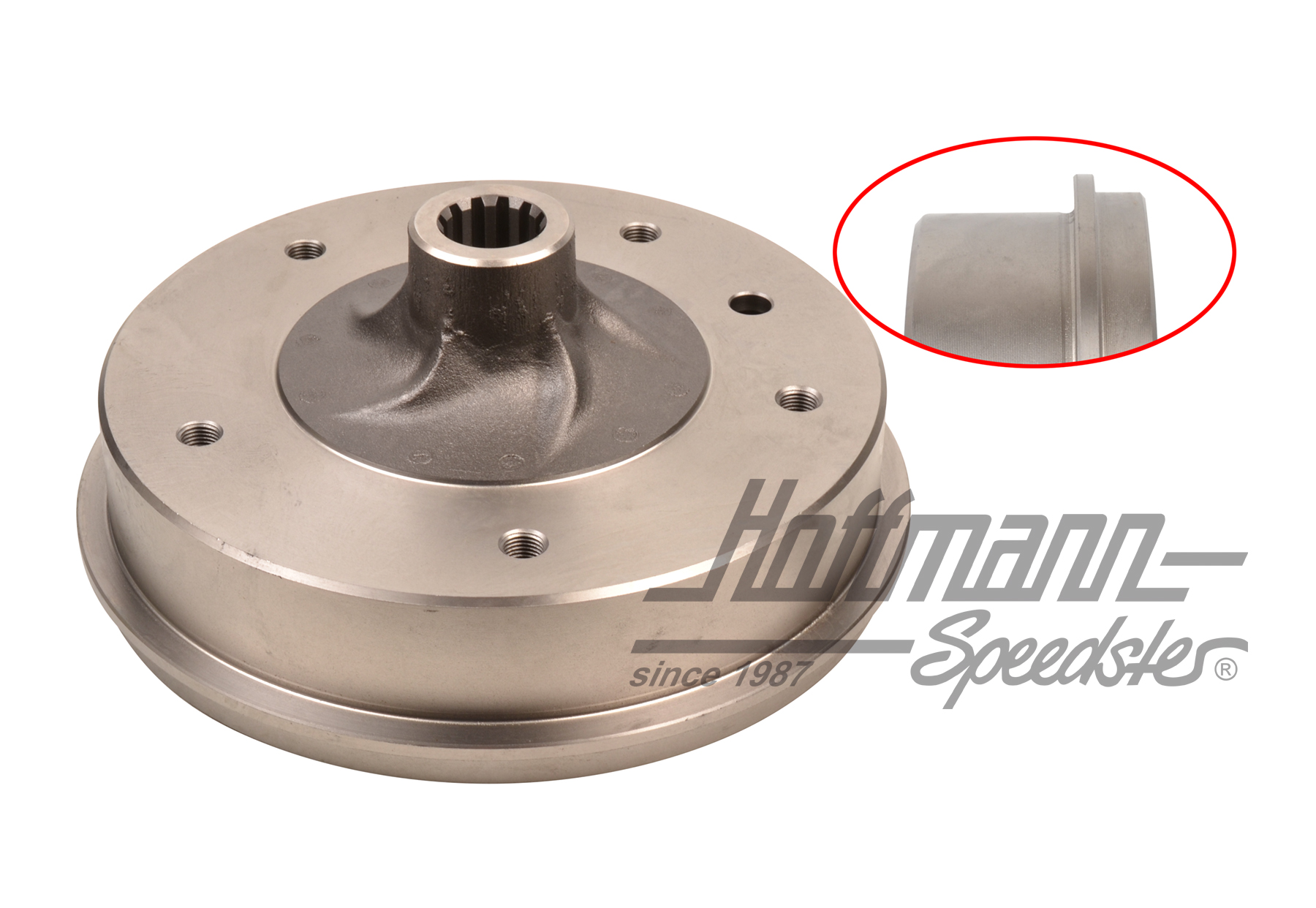 Bremstrommel, hinten, Bus T1, 8.63-7.67 | 211 501 615 E | 089-2648