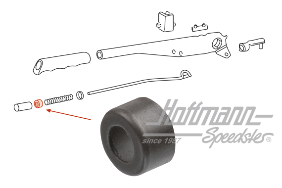 Hülse, Handbremshebel, 911/914/964/944
