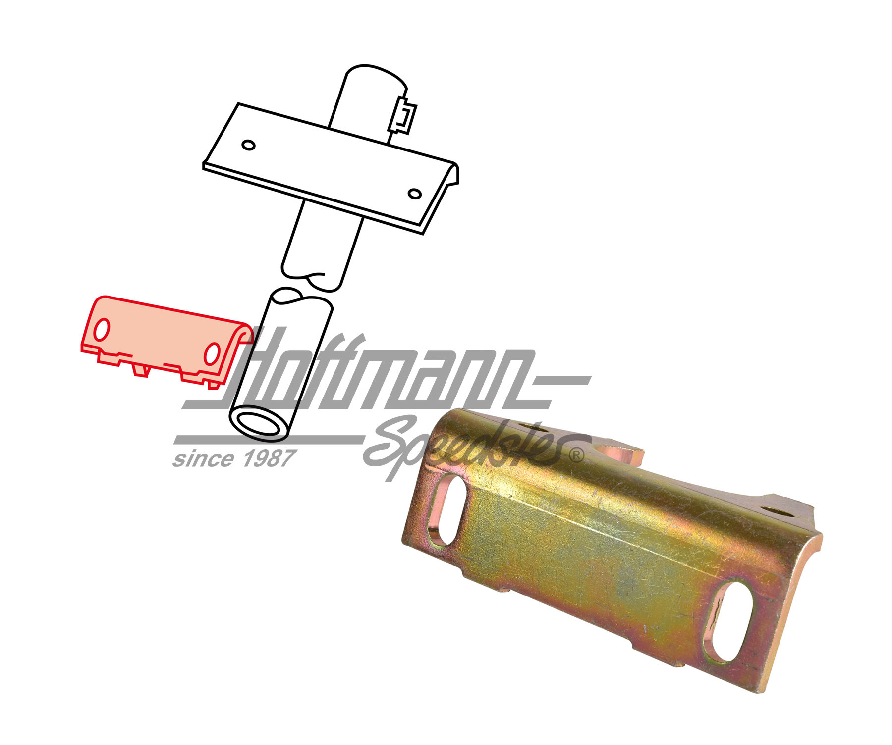 Halter, Mantelrohr, Bus T3, 5.79-7.92 | 251 419 539 | 330-4391