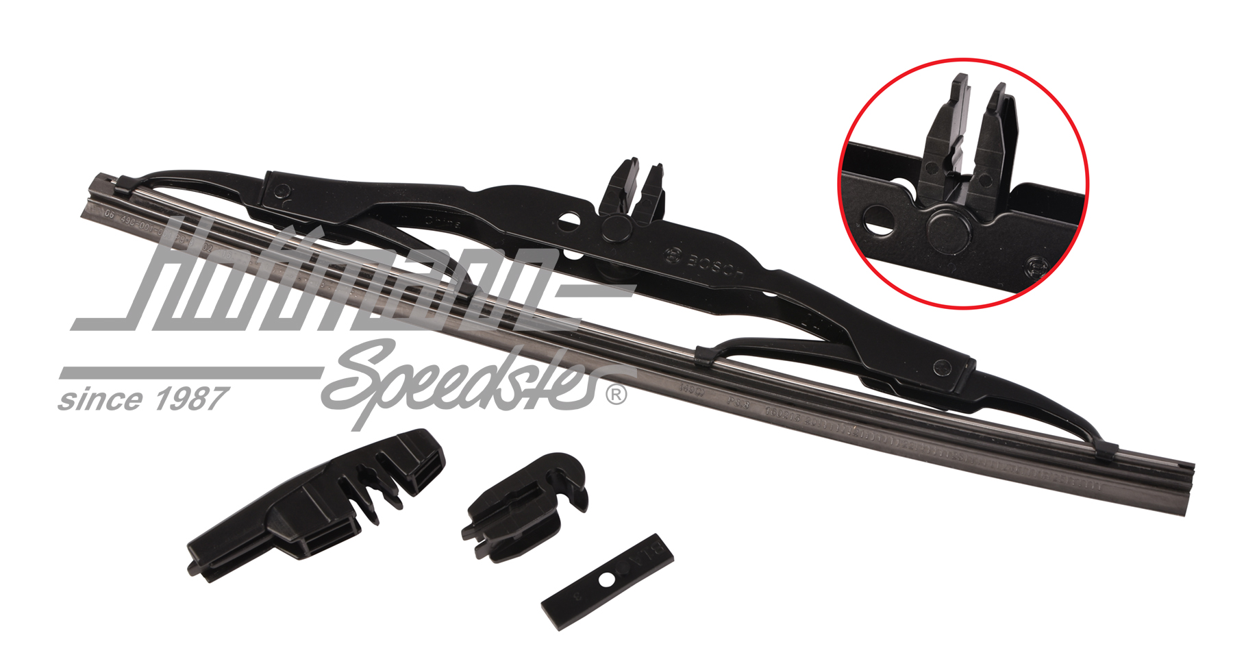 Wischerblatt, schwarz, 255mm, steckbar |  | 045-9269-07