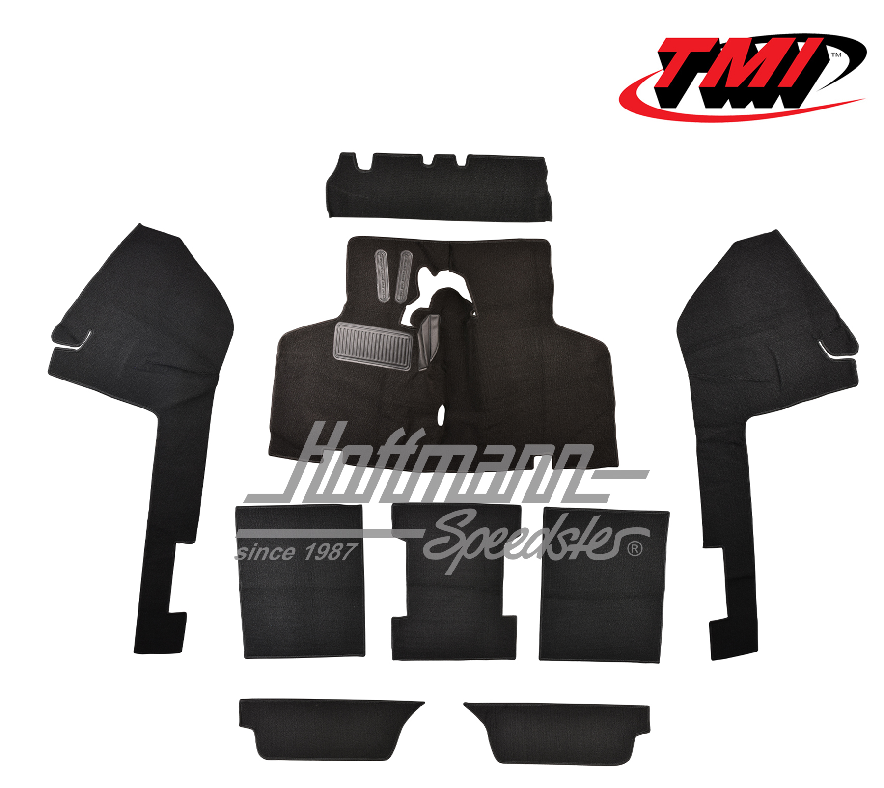 Teppichsatz, Typ 3, 71-73, schwarz | 34-F3031-301 | 069-9666