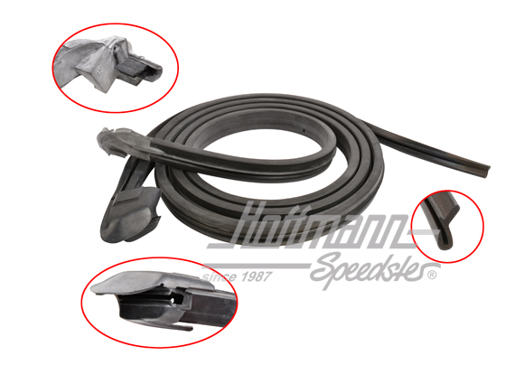 Türdichtung, Golf 1 Cabrio, 8.83-93, rechts | 155 837 912 E | 180-4002