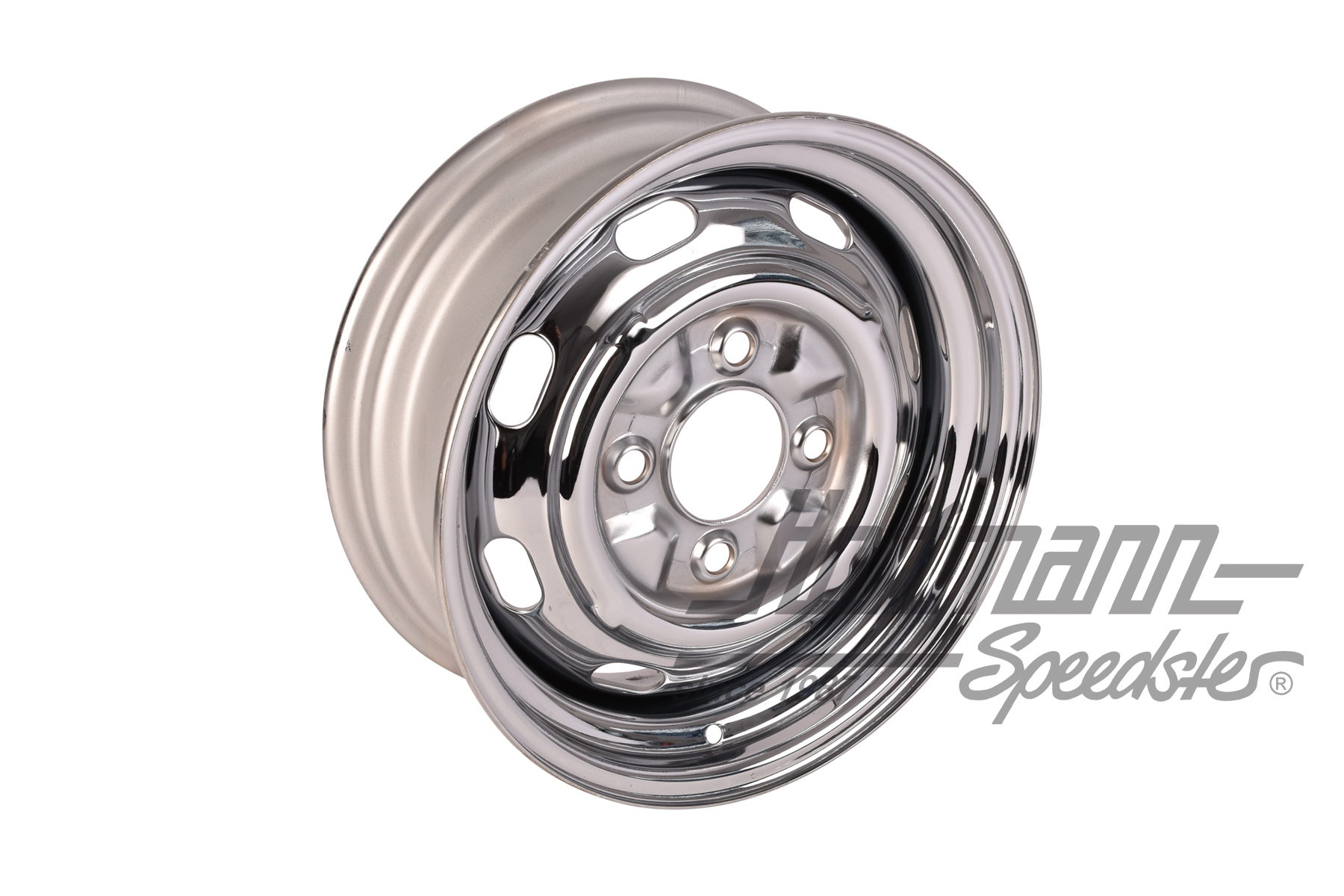 Spurverbreit.rad, Chrom, 5.5x15, ET25 | VW 36 C | 070-8030