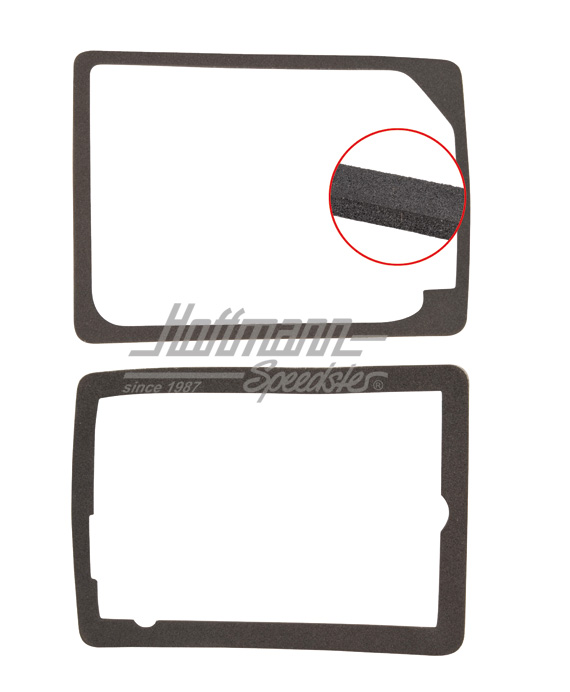 Dichtungen, Gehäuse/Blinkerglas, T2, vo. re | 211 953 165 D right | 090-6281-02