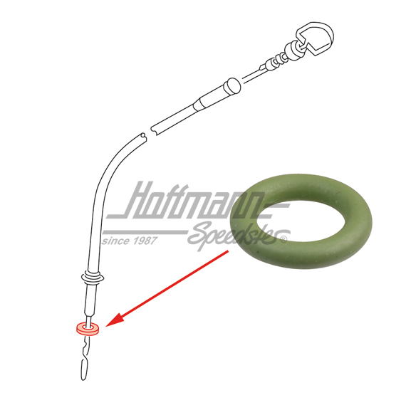 Dichtring, Rohr/Ölpeilstab, Bus T3/Golf | N  900 322 03 | 307-3000