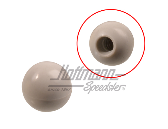 Knopf, Sitzverstellung, grau (rund) | 111 881 251 GY | 055-7078-23