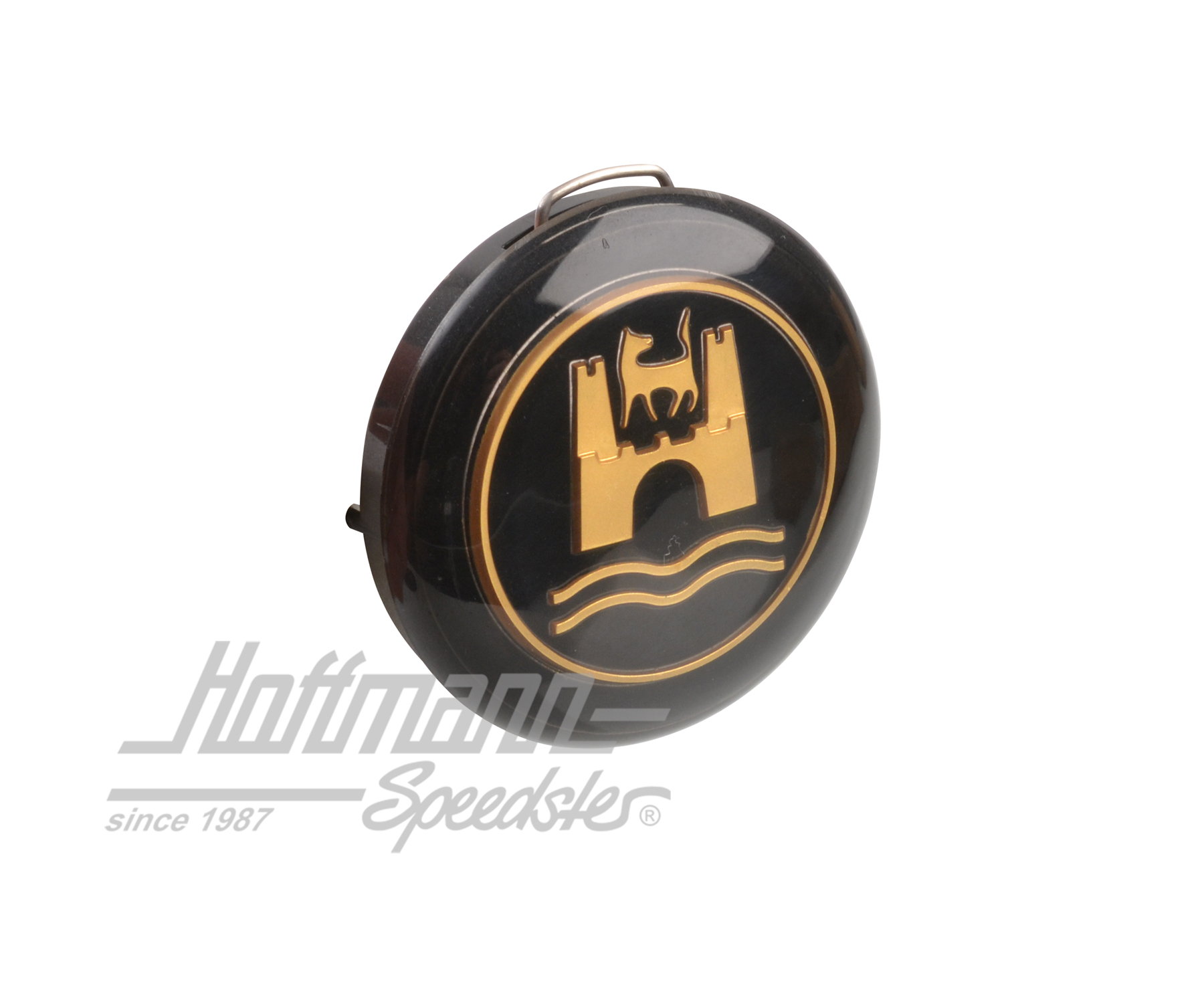 Hupenknopf, schwarz/gold, 8.59- | 113 415 669 BG | 020-1881-09