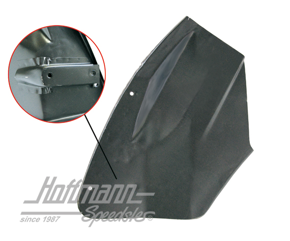 Stoßstangenhalterblech, -.67, klein, vo. li. | 111 809 021 K | 050-1161-01