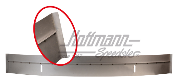 Schottblech, außen, mit Abdeckleiste,-58