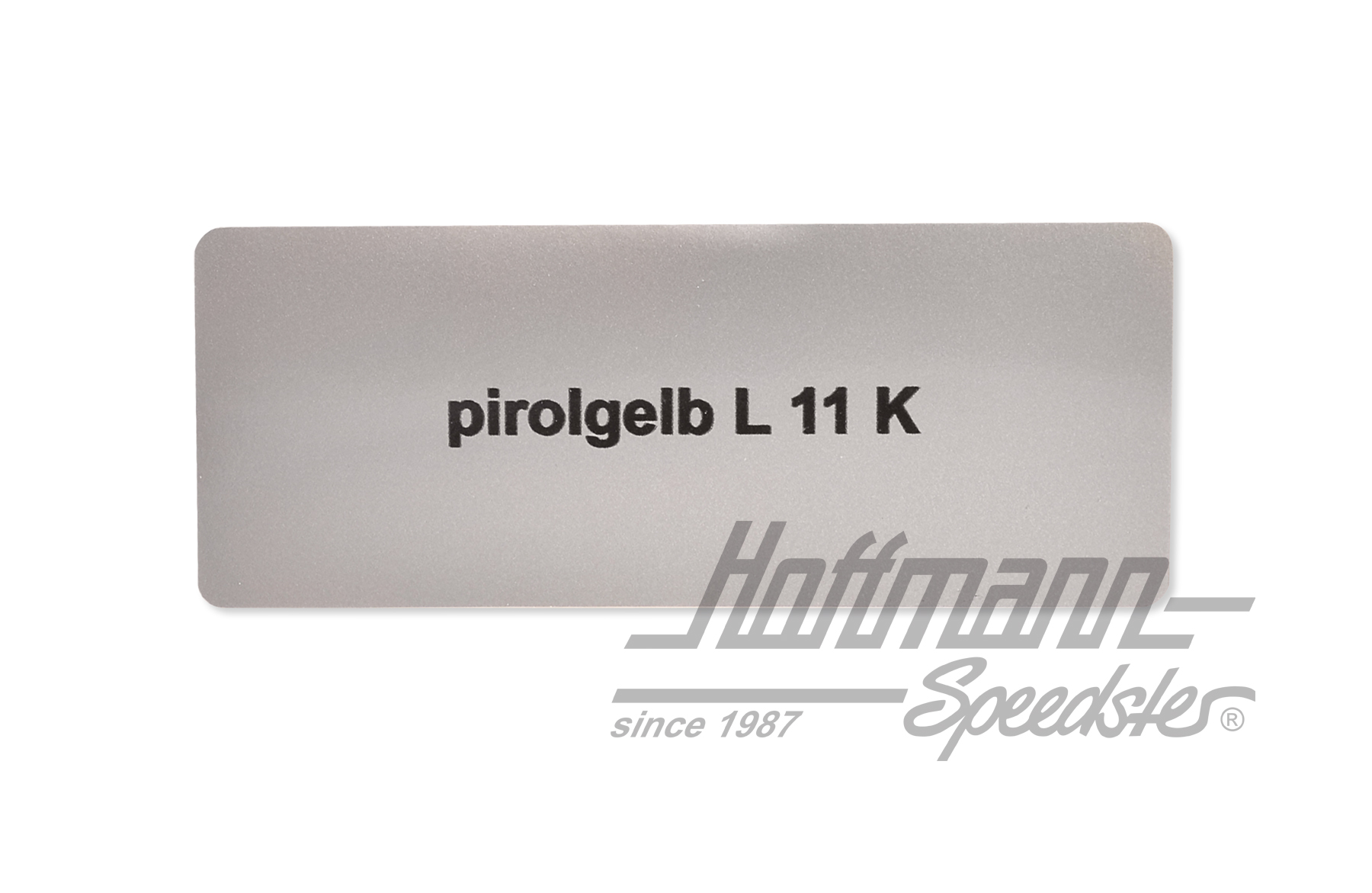 Aufkleber, Farbnummer L11K, pirolgelb | L11K | 021-0180-03