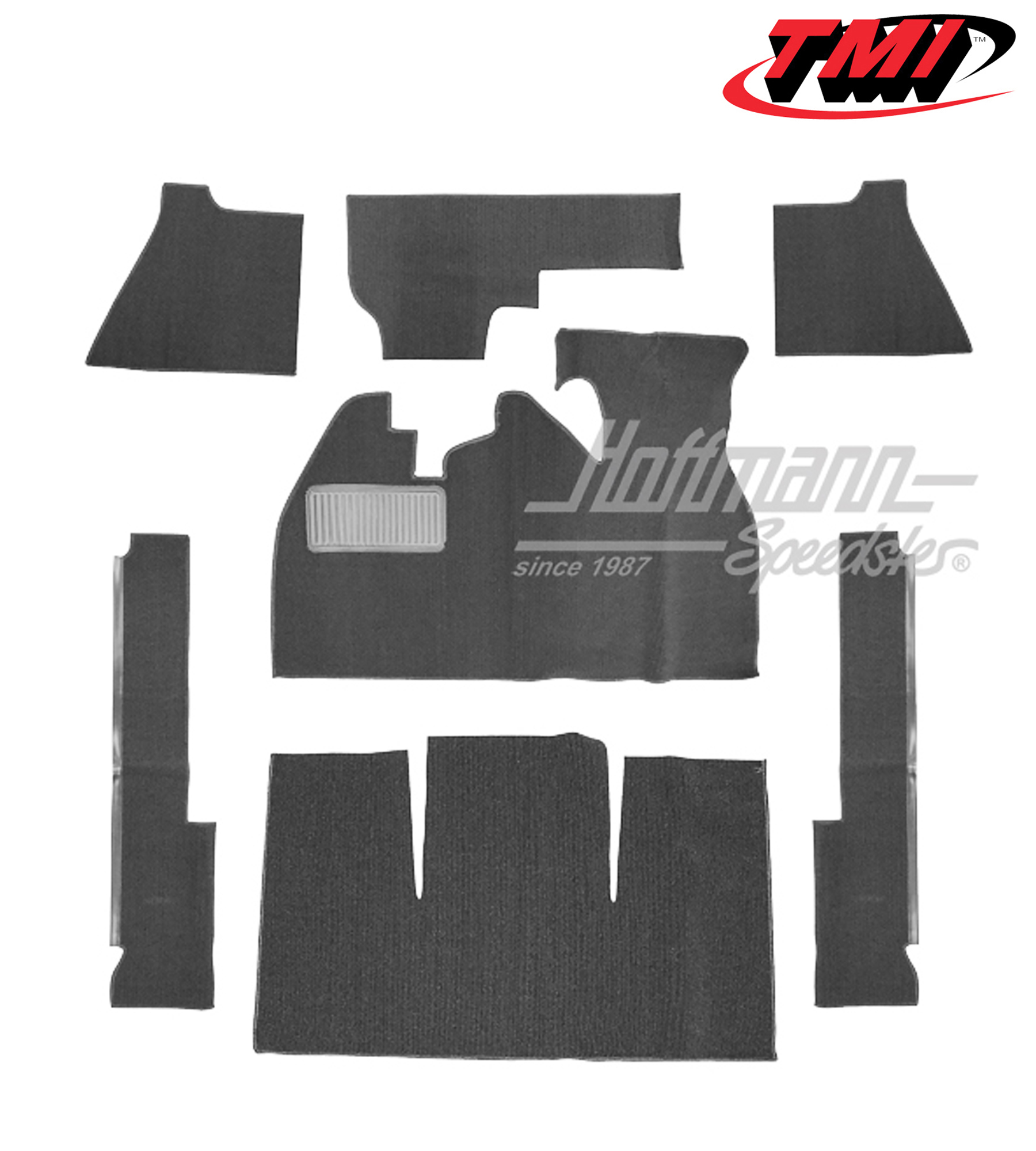 Teppichsatz, Limousine, grau, 1302 | 34-F1212-407 | 020-5324