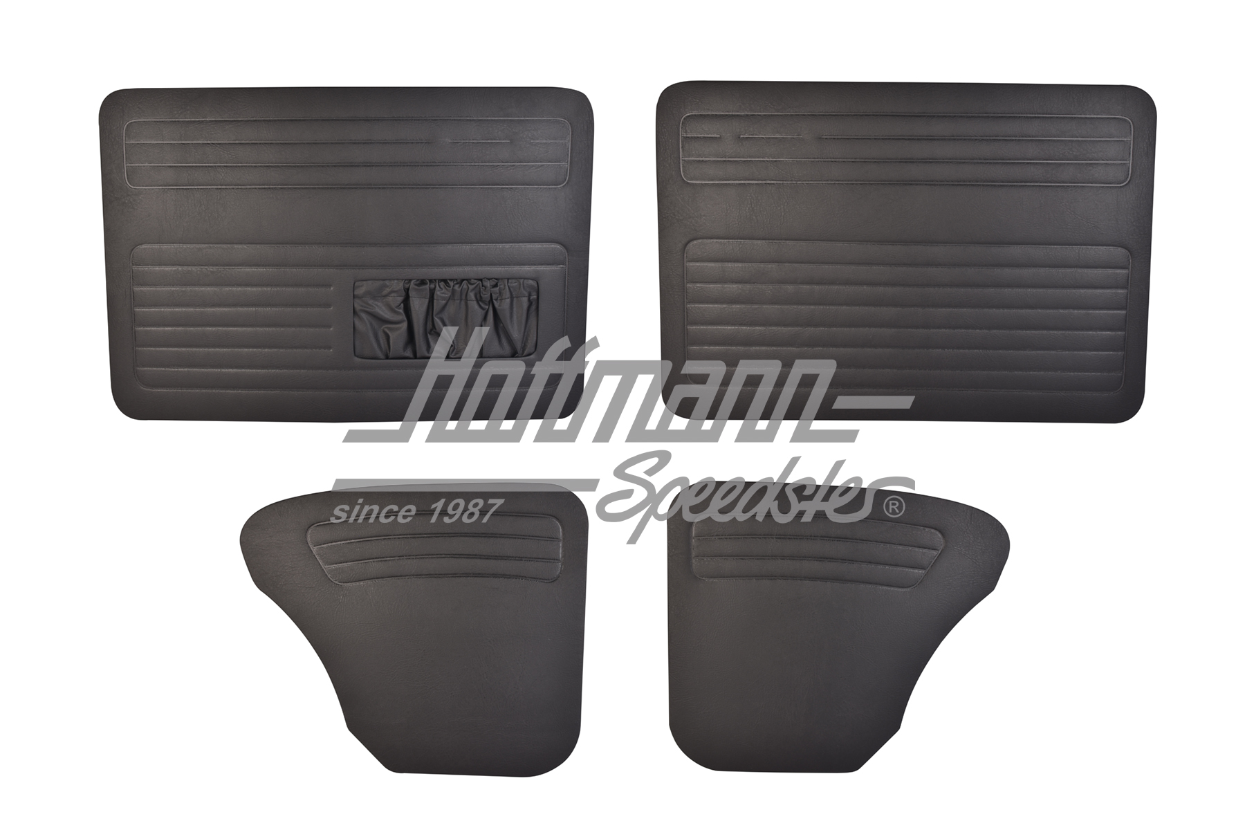 Tür+Seitenverkleidg., schwarz, Lim., -64 |  | 020-0020-15