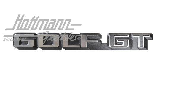 Schriftzug, GOLF GT, hinten,Golf 2,-7.87 | 191 853 687 H GX2 | 208-6520-10