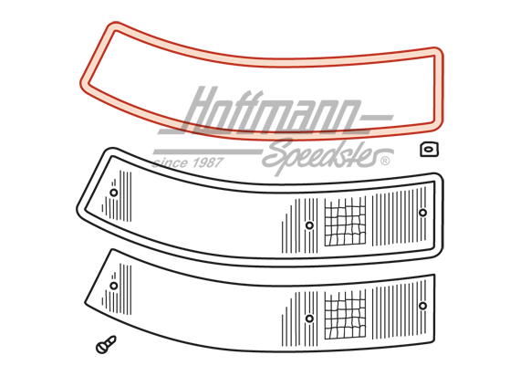 Dichtung, Rückleuchte, 911, 69-89, links