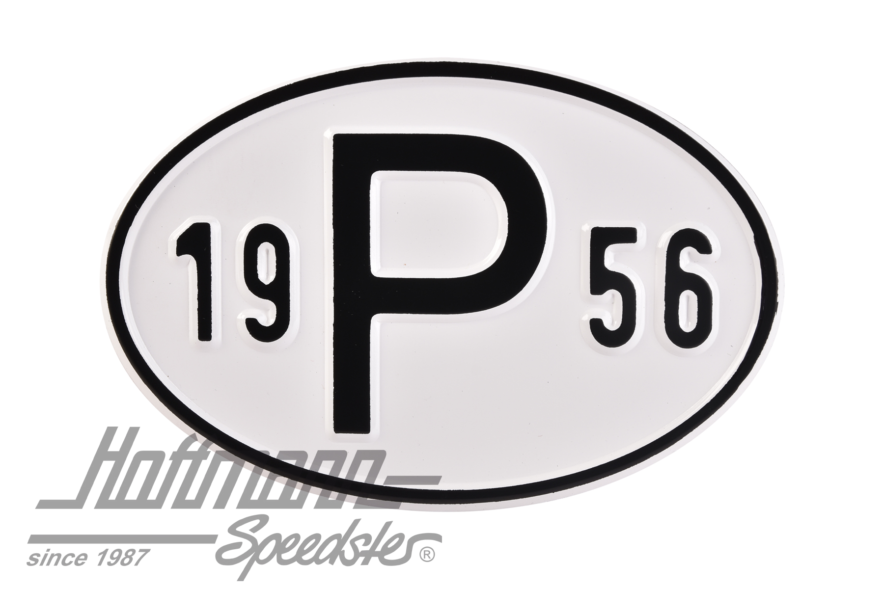 Nationalitätsschild "P", "1956", Alu |  | 020-2405-56
