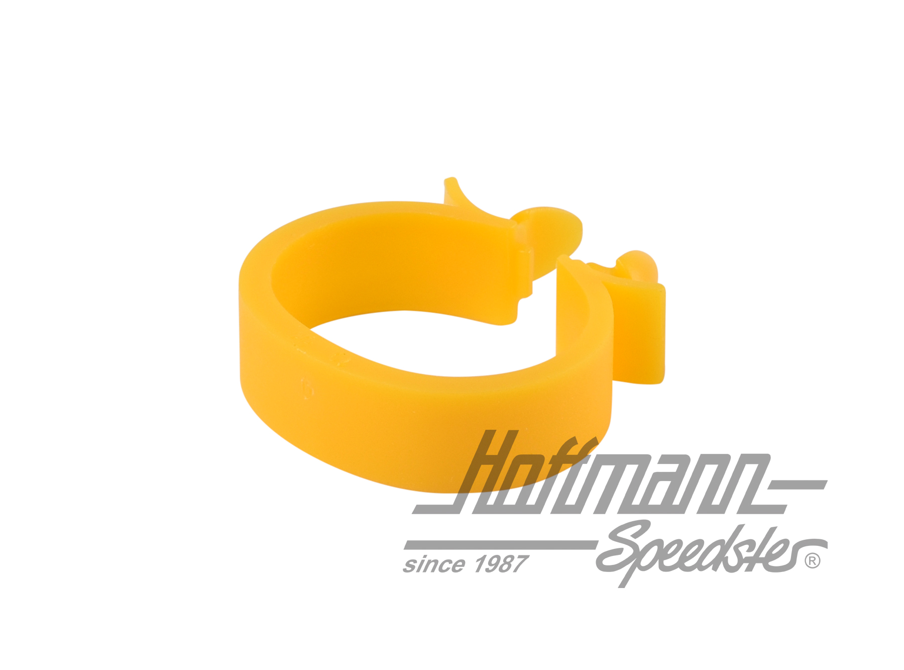 Halteclip, 22mm, Kabel/Schlauch, gelb