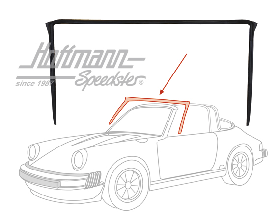 Dichtung, Frontscheibenrahmen, 86-94