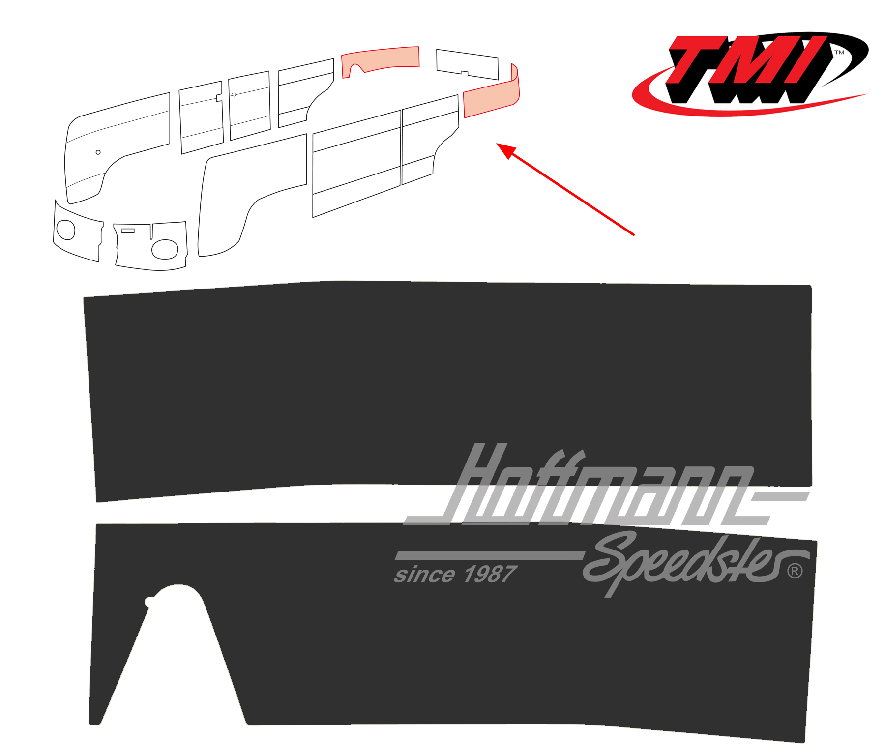 Seitenverkleidungen, hinten, 55-62,schw. | 10-2141-11 | 098-0582-01
