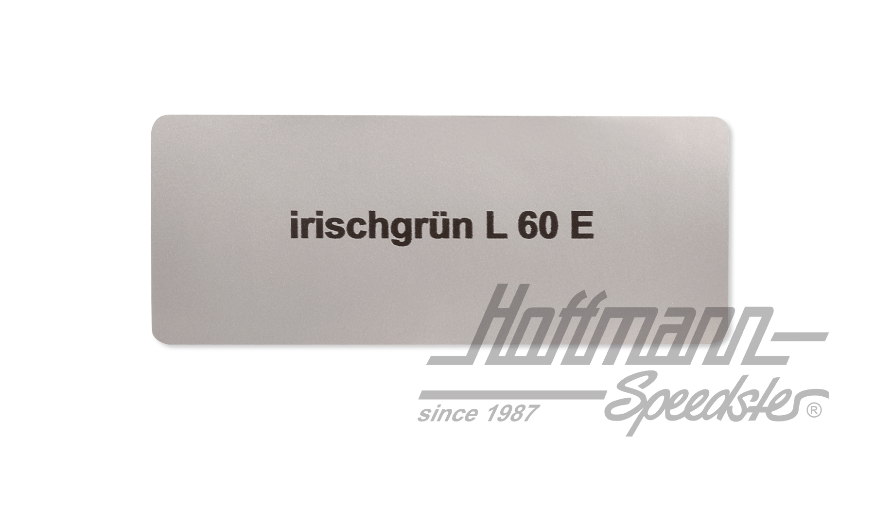 Aufkleber, Farbnummer L60E, irischgrün | L60E | 021-0180-17