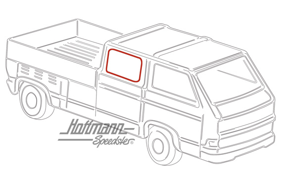 Seitenscheibendichtung, hi. li/re, Doka | 247 845 317 | 350-5720
