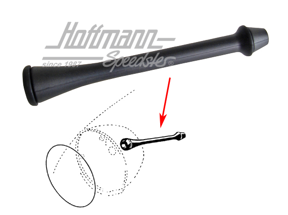 Kabelschlauch Lampentopf/Seitenwand, 8.67- | 111 941 185 C | 020-4989