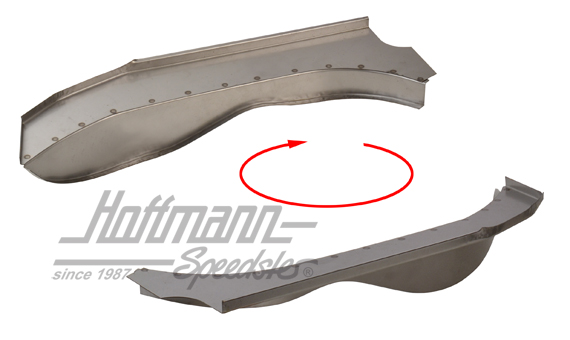 Abdeckblech, Motorraum, 71-79, groß, re. | 211 801 558 G | 096-0490-42