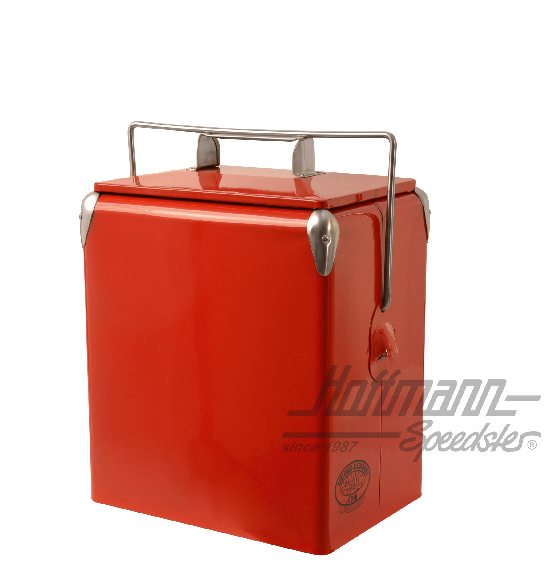 Kühlbox, Vintage Cooler, glatt, rot | AAC077 | 021-2400-20