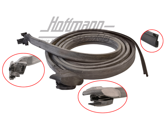 Türdichtung, Golf 1 Cabrio, 8.83-, links | 155 837 911 E | 180-4001