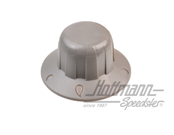 Knopf, Gashahn, Westfalia, grau | 255 070 601 L | 385-3060-10