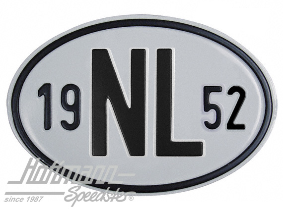 Nationalitätsschild "NL", "1952", Alu |  | 020-2391-52