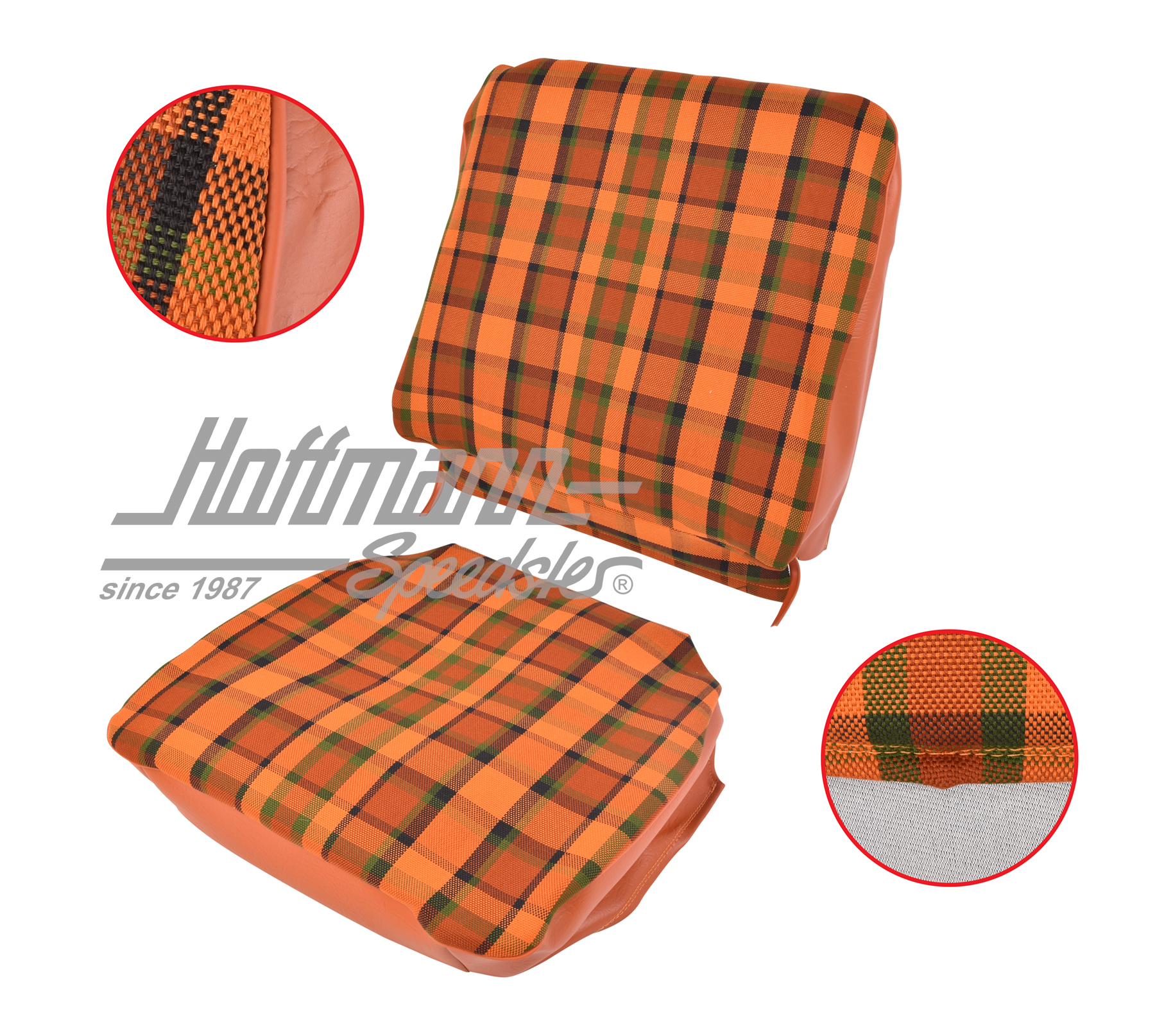 Sitzbezug, Westfalia, rot/orange, 68-74 |  | 098-1300-63