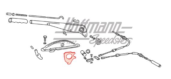 Sperrsegment, Handbremshebel, .65-.98