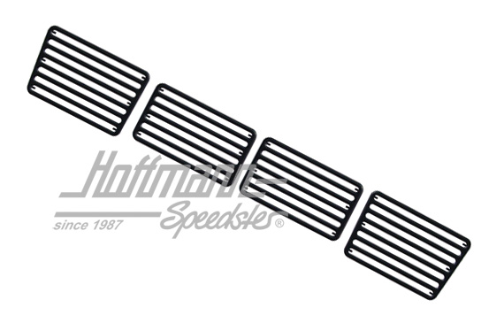 Motorhaubenziergitter, 4-tlg., schwarz | 20079 | 020-2038