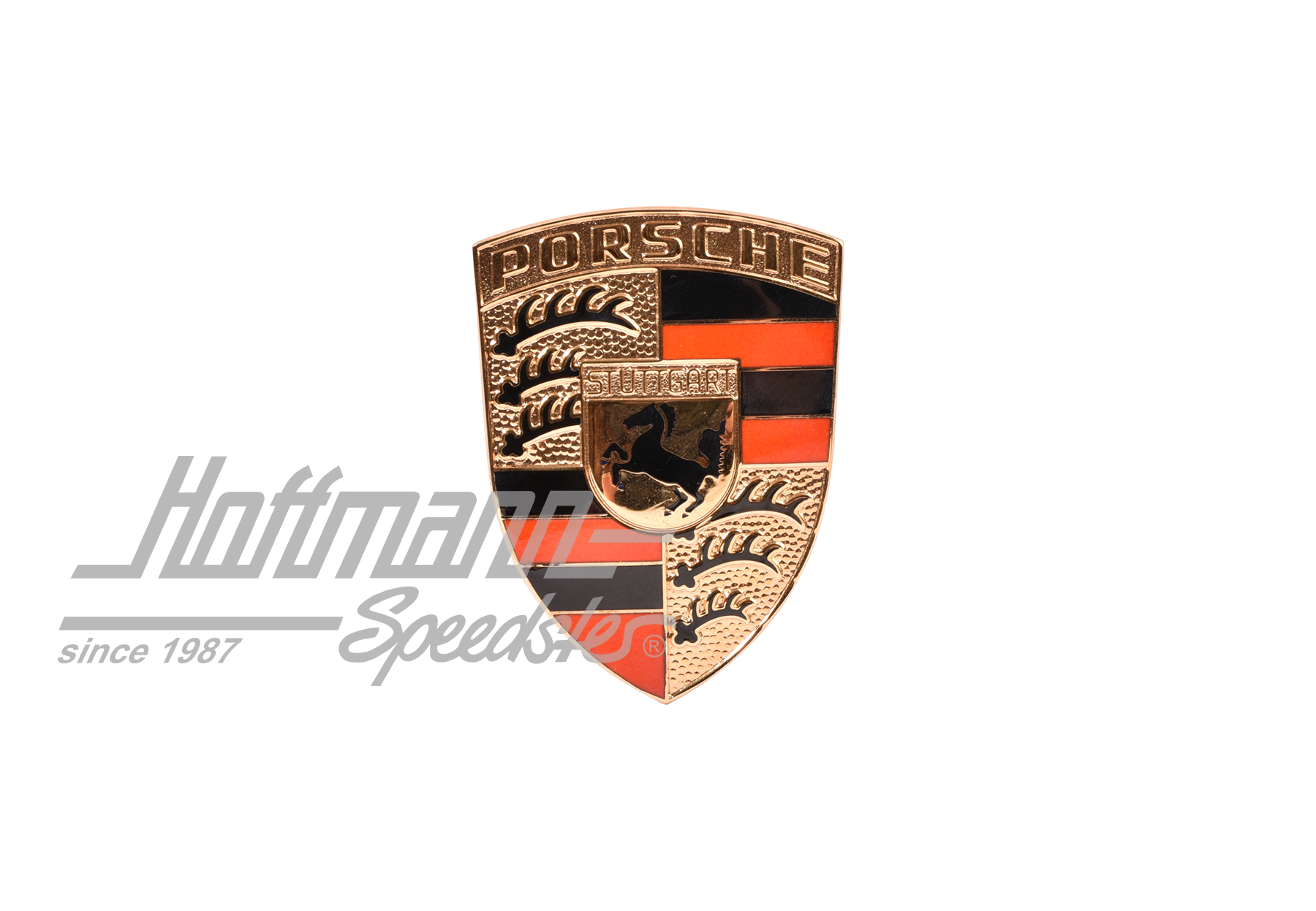 Fronthaubenlogo, 911, 66-73, orange, NOS | 91151020 orange | 580-0900-02