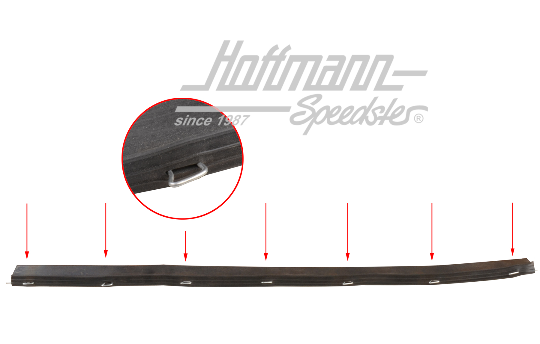 Türschachtdichtung, innen, 10.52-7.64 | 111 837 475 | 020-5240