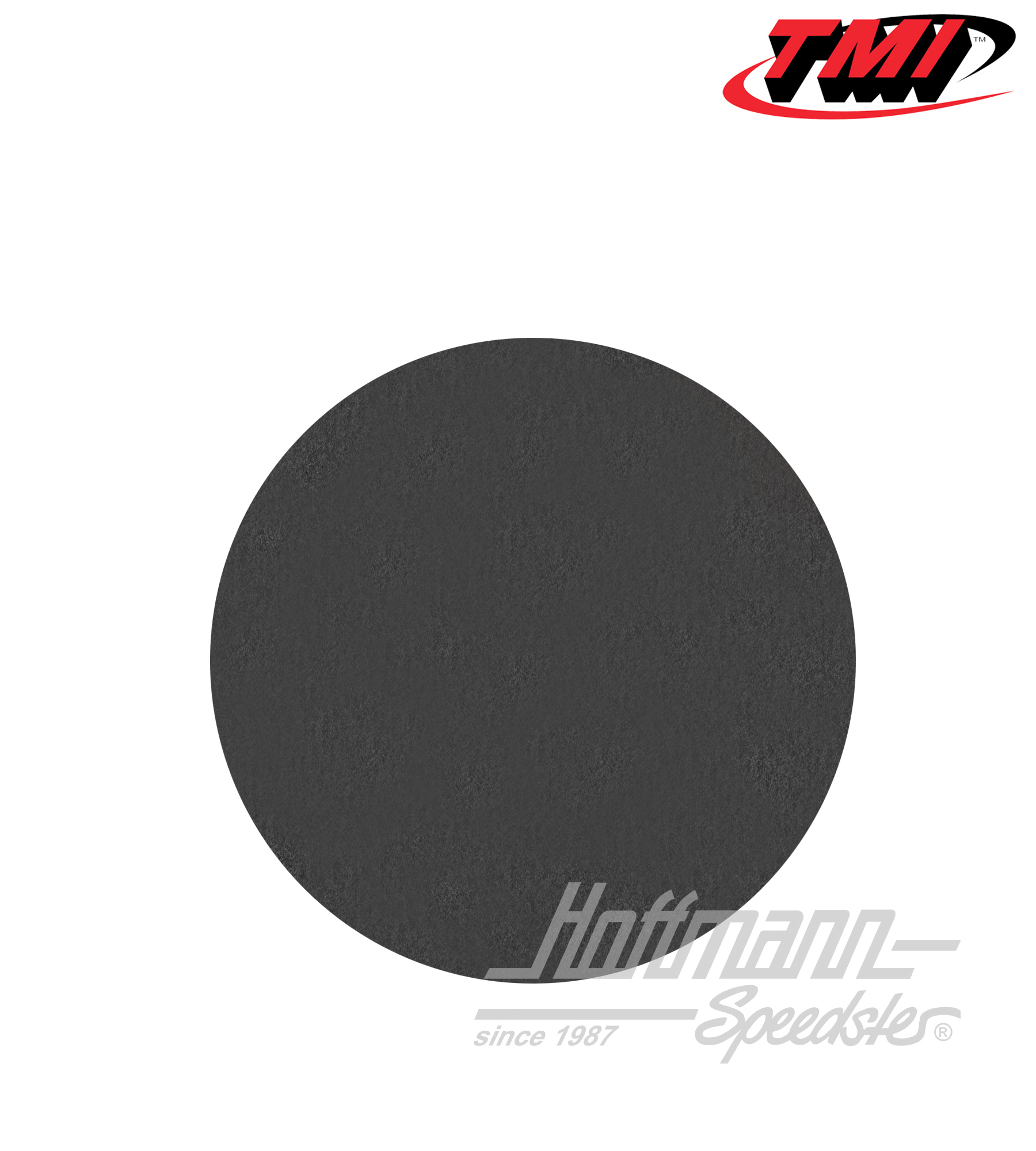 Reserveradhülle, 165x15, schwarz, Velour | 34-C1150-801 | 055-7680