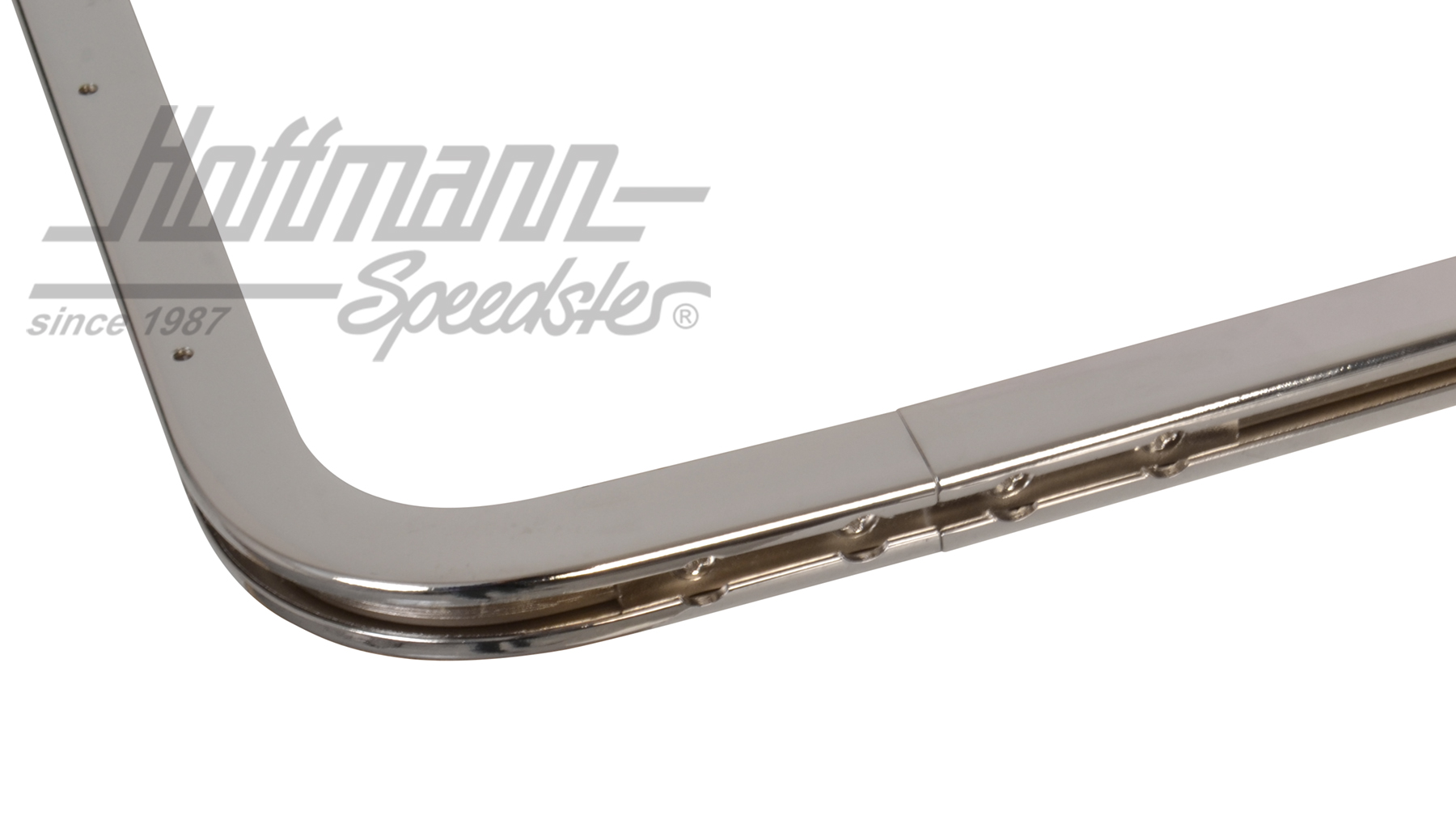 Ausstellfenstersatz, klar, hinten, Chrom