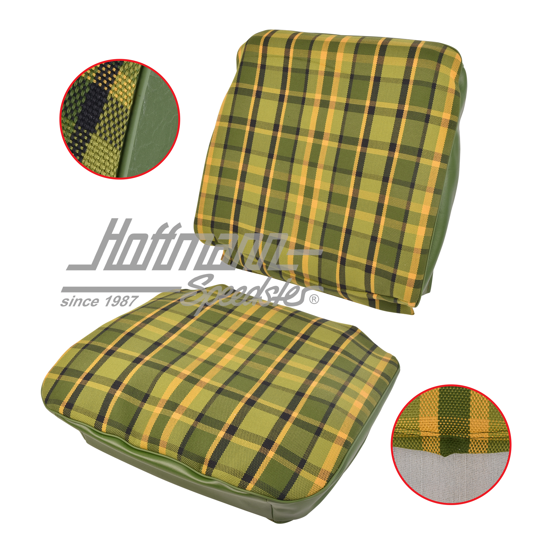 Sitzbezug, Westfalia, grün/gelb, 68-74 |  | 098-1300-56