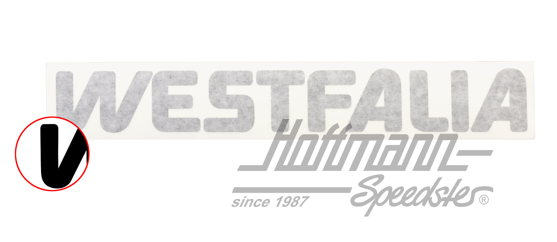 Aufkleber, WESTFALIA, 300x40mm | 701 070 914 | 021-0199-98