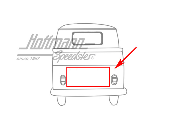 Motorklappendichtung, Bus T1, 3.55-7.67 | 261 827 711-1 | 089-0300