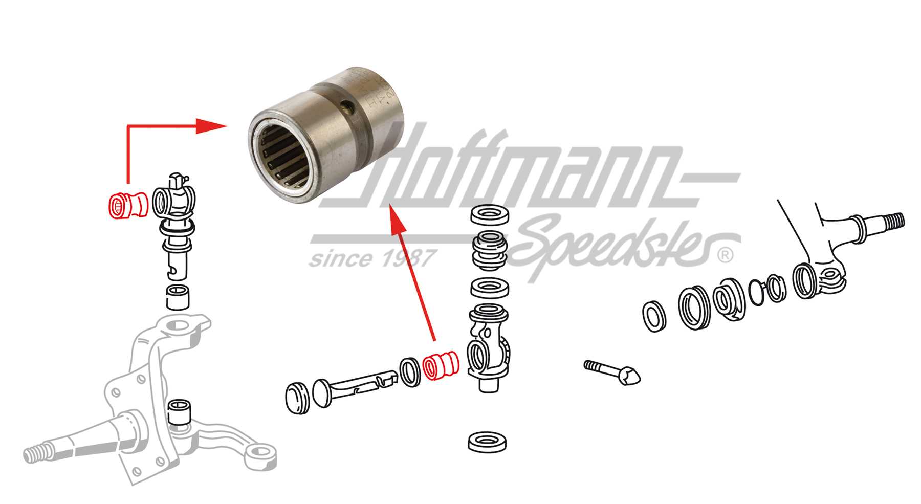 Nadellager, Bundbolzen 20mm | 211 405 421 A | 089-3040-26