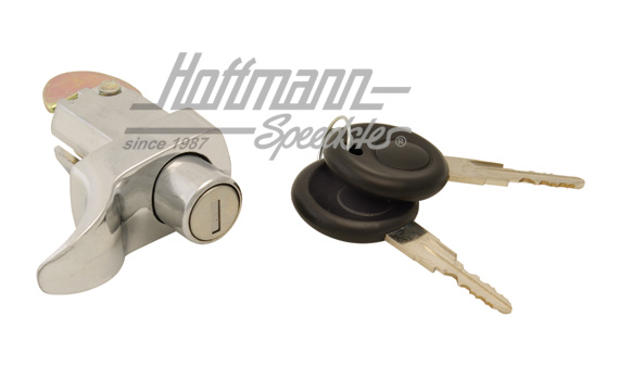 Motorhaubenschloss, 8.71-, Chrom | 113 827 503 H | 020-2474