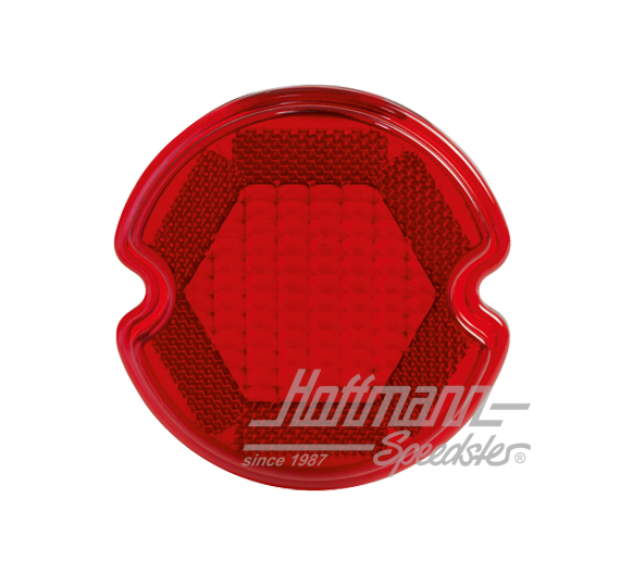 Rückleuchtenglas, 58-61, rot (Plastik) | 211 945 241 A | 086-1948-12