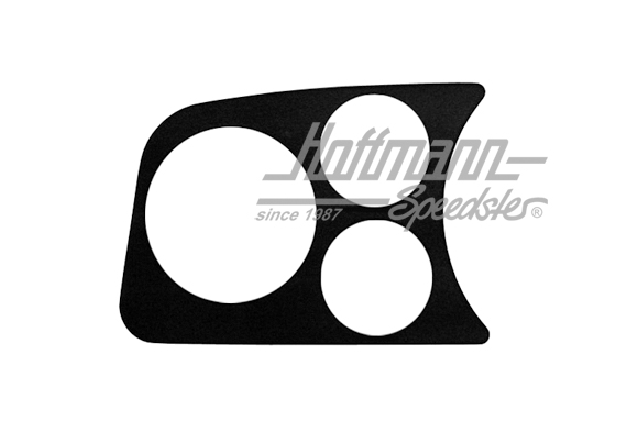 Instrumenteneinsatz, li., 2x52/1x80, schwarz | --- --- --- | 010-2801-05