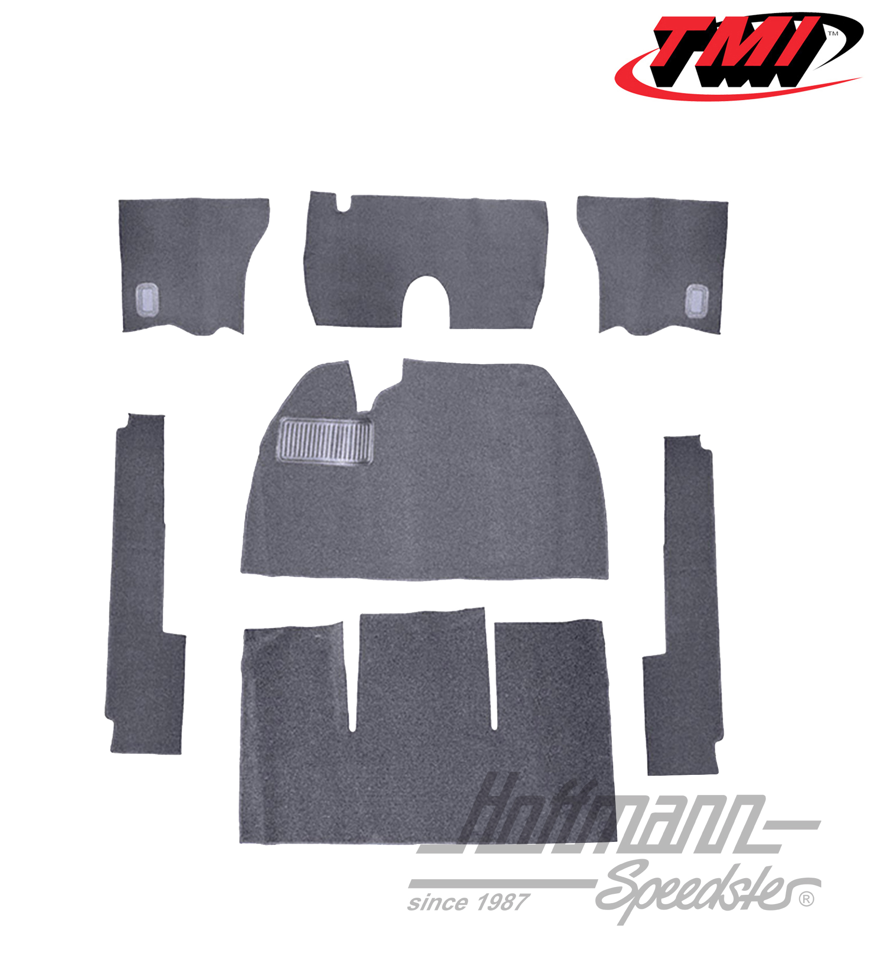 Teppichsatz, Limousine, grau, 8.53-7.57 | 34-F1115-407 | 020-5319