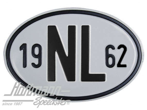 Nationalitätsschild "NL", "1962", Alu |  | 020-2391-62