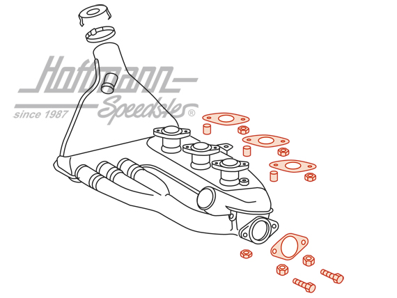 Befestigungssatz, Wärmetauscher, -75