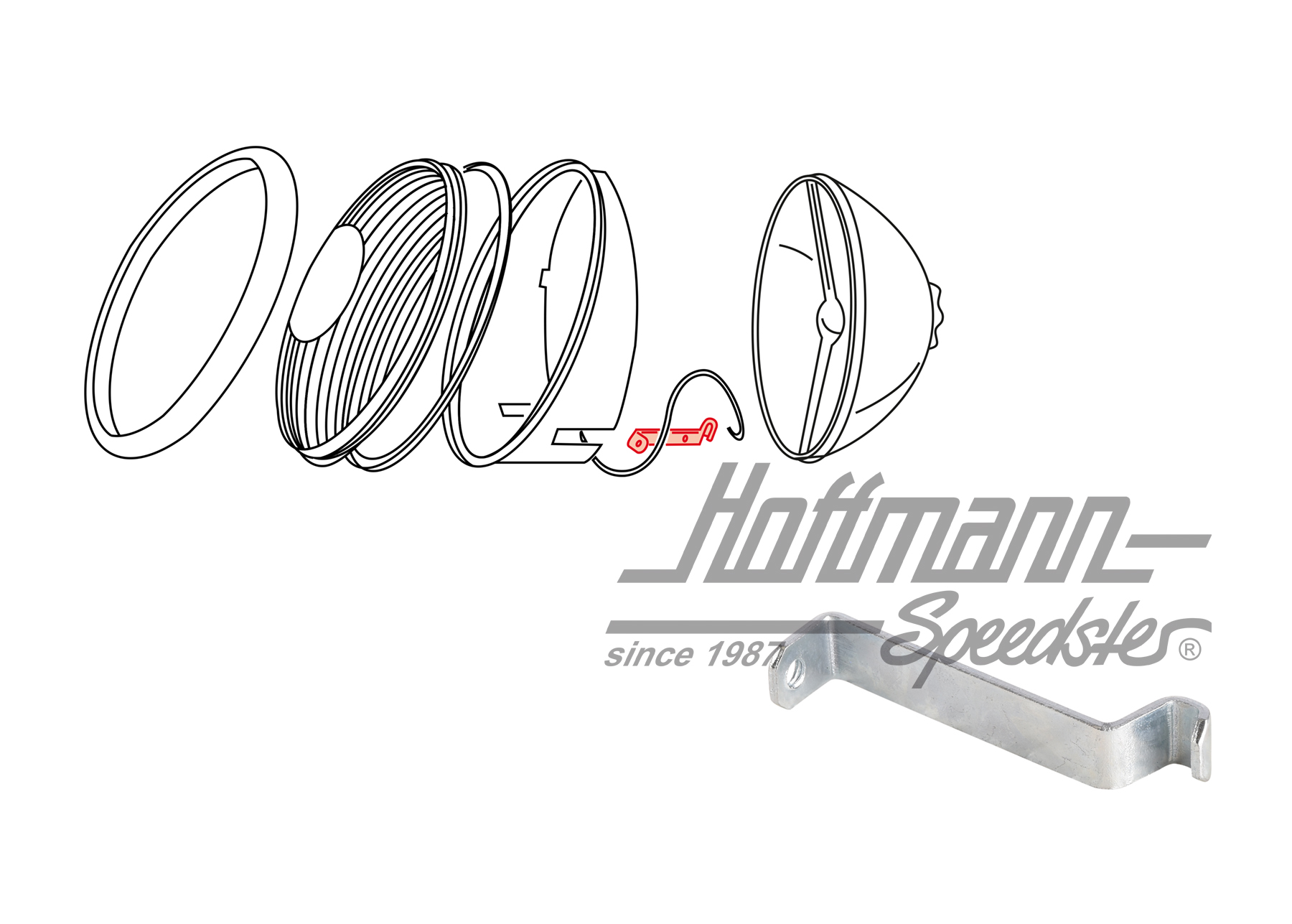 Halter, Reflektor,-60,Scheinwerfer,Hella | 111 941 137 | 020-4410-28